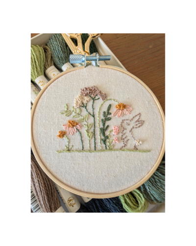 Kit de broderie petit lapin